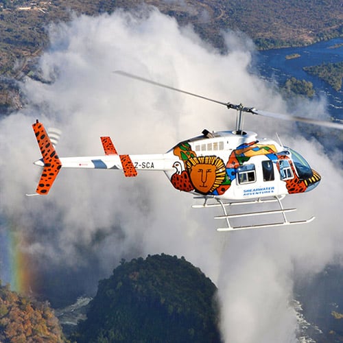 Helicopter Rides Scenic Flights over Victoria Falls