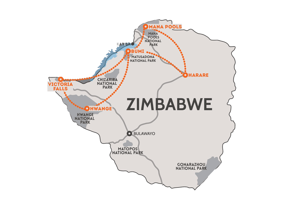 Safari Logistics Routes Map